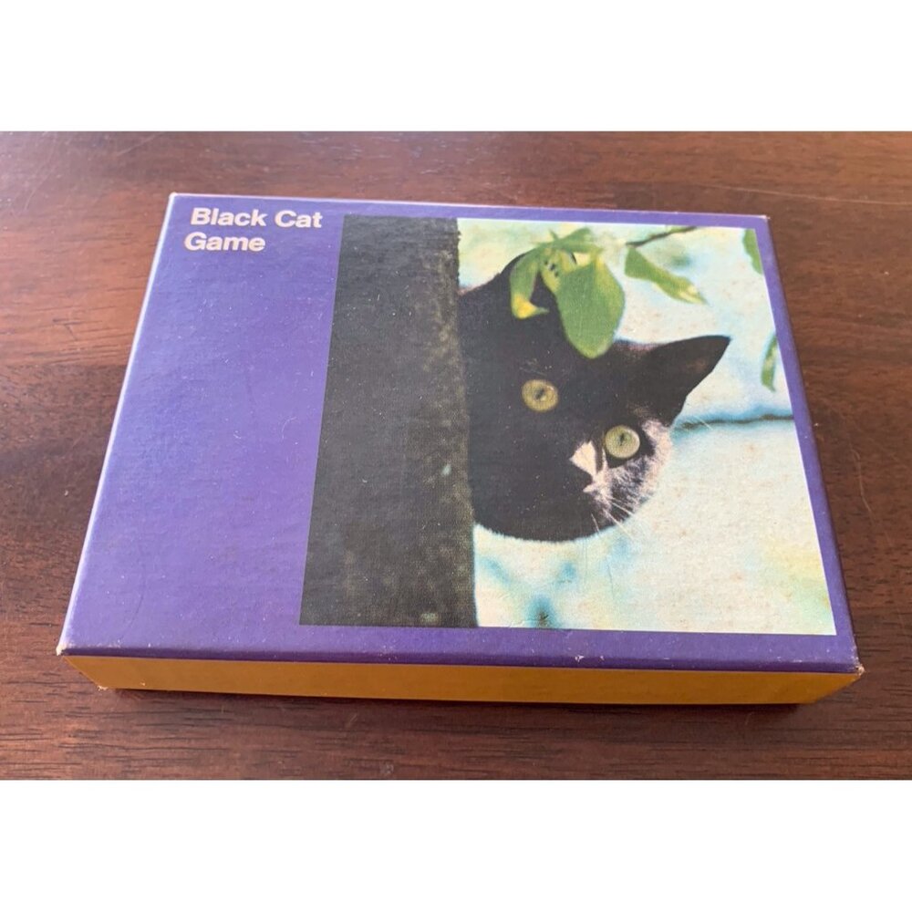 The Black Cat Game Vintage 1973 Very Rare Ravensburg Complete!